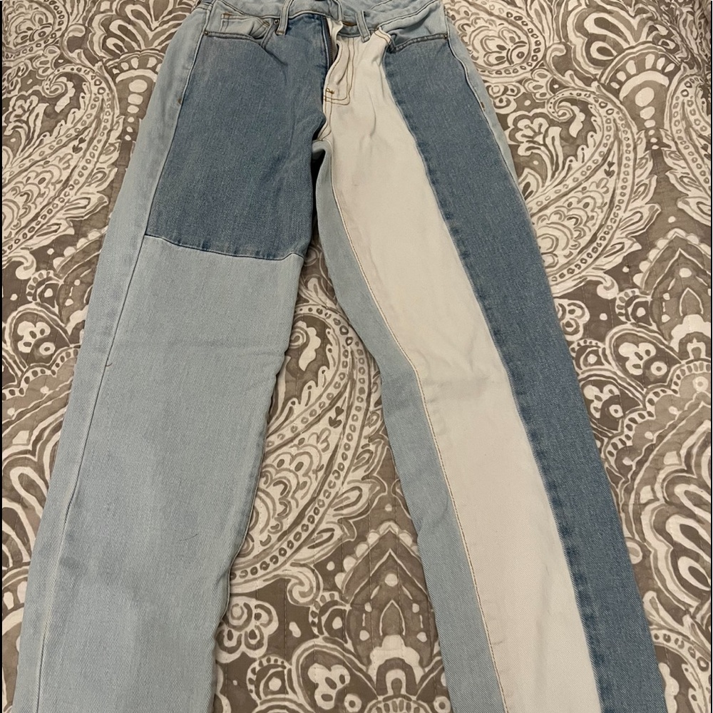 Pacsun Patchwork Mom Jean